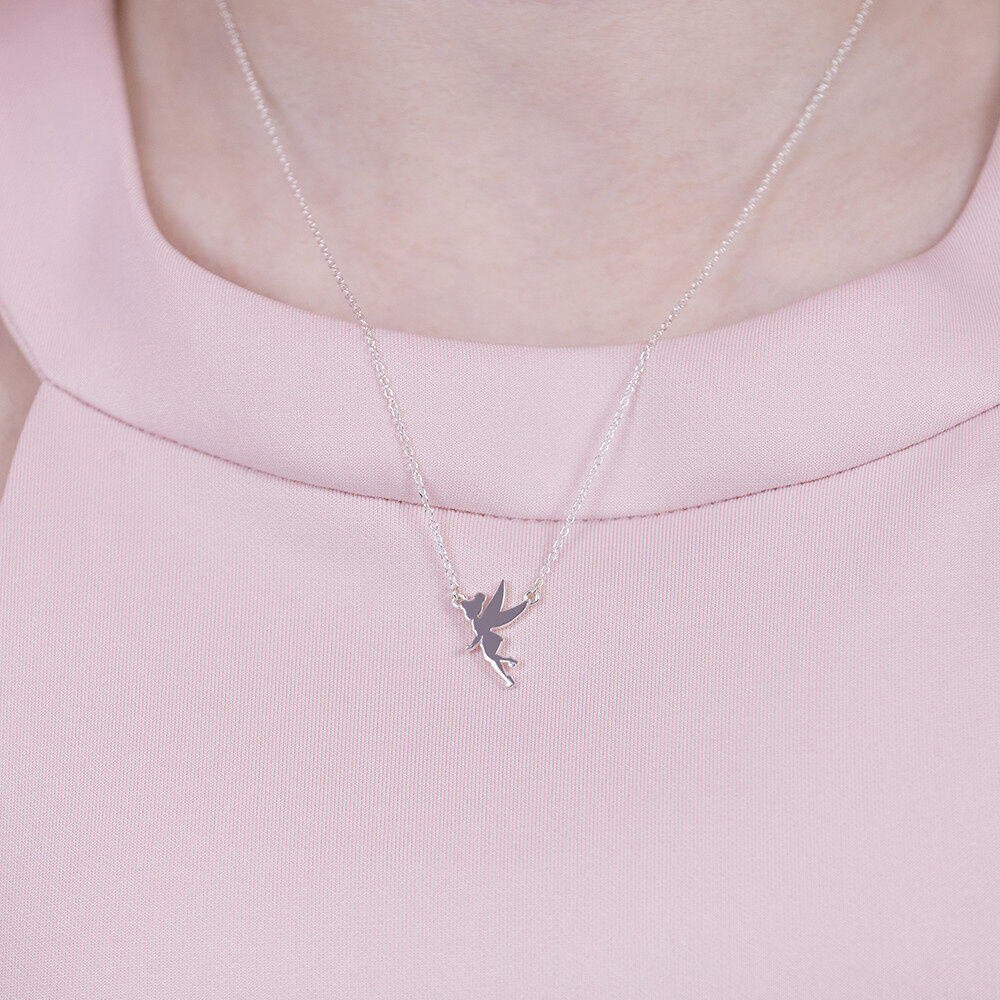 Disney Tinkerbell sterling silver necklace