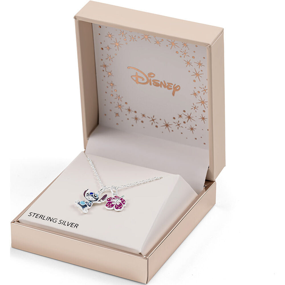 Disney Stitch Charm sterling silver necklace