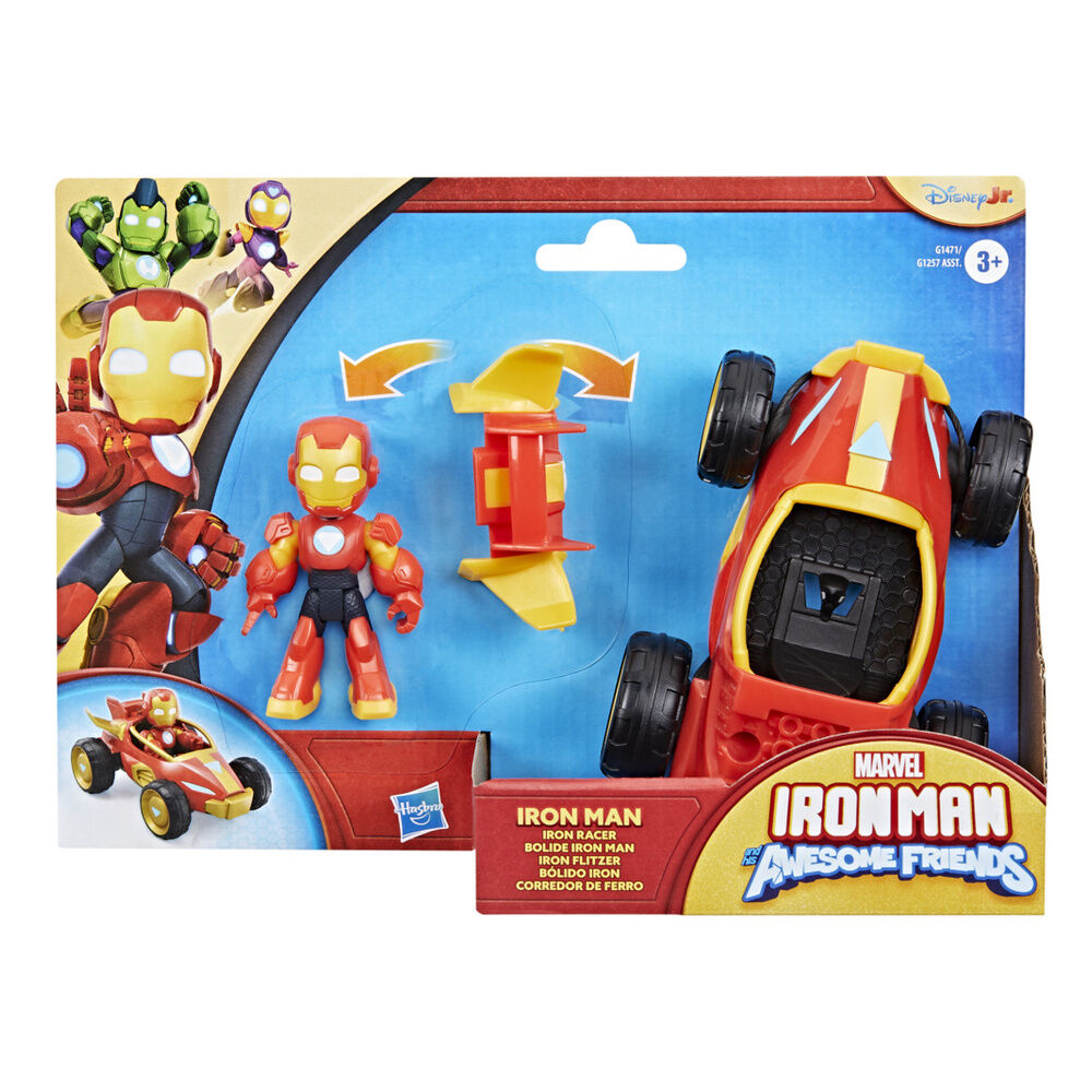 Marvel Iron Man And His Awesome Friends assorted figure + Vehicle