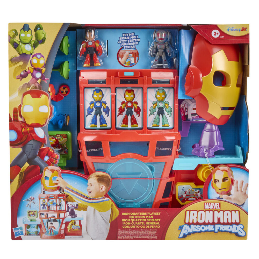 Marvel Iron Man And His Awesome Friends Headquarters playset