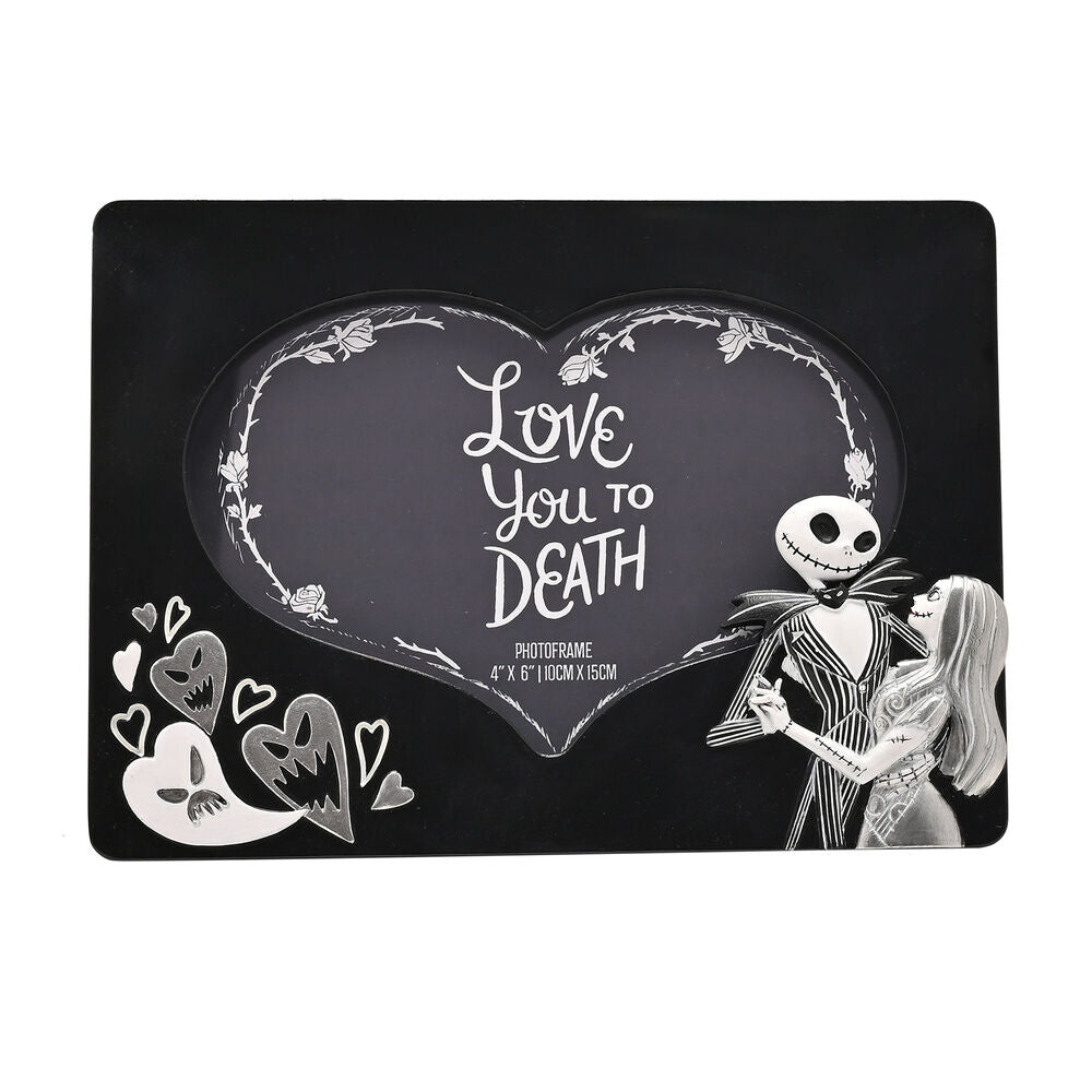 Disney Nightmare Before Christmas Love You to Death photo frame