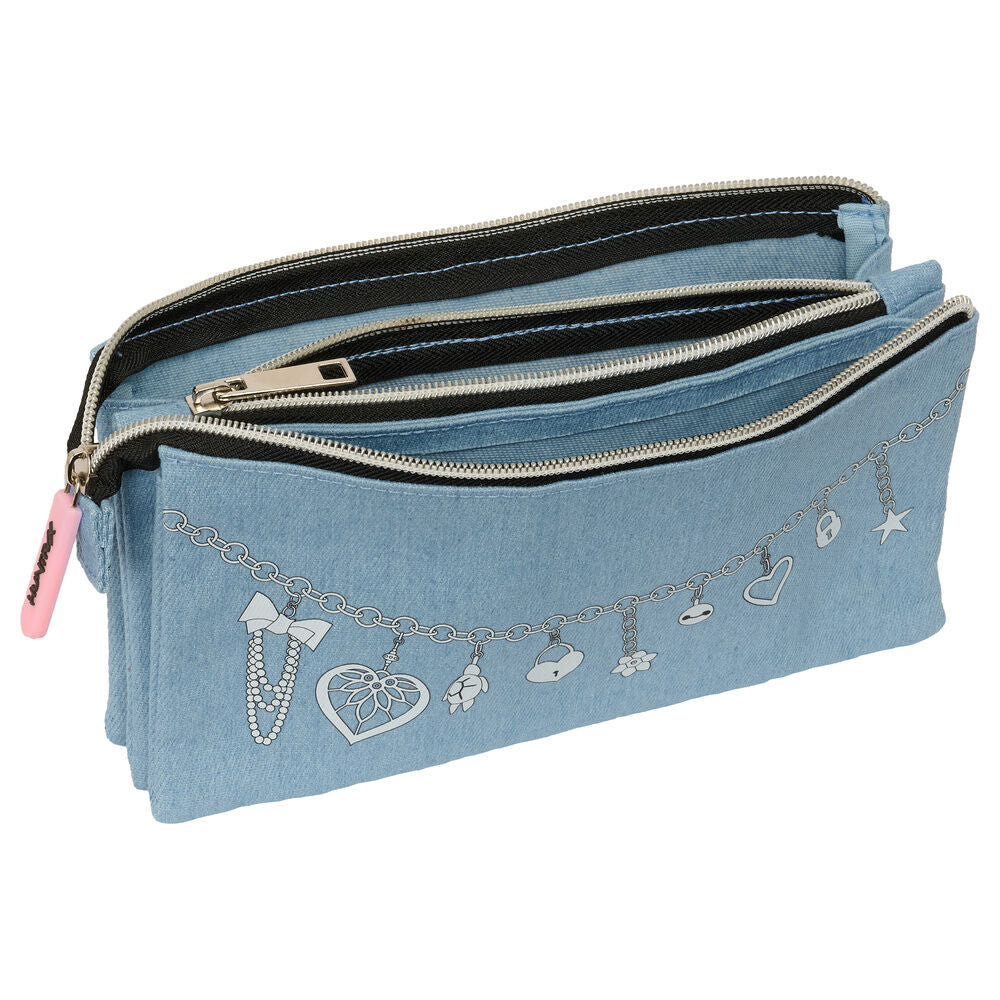 Demon Hunters Kpop Huntrix triple pencil case