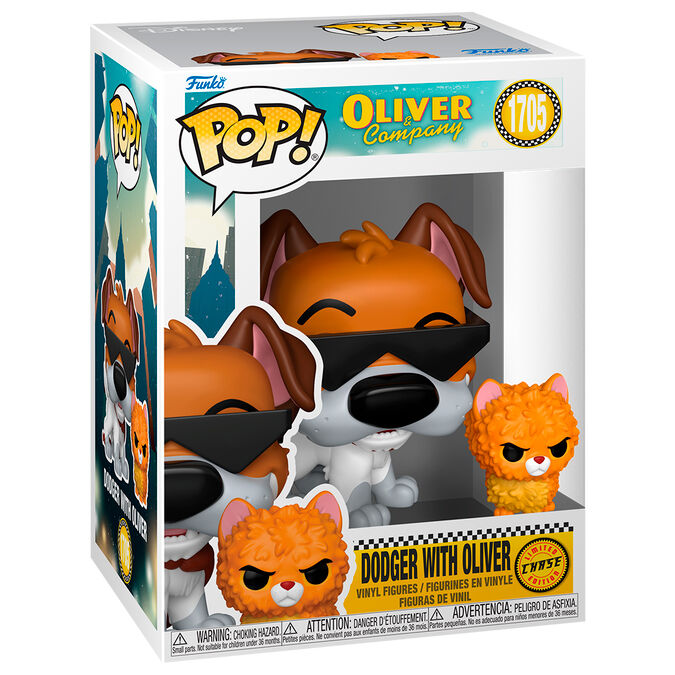 POP figure Disney Oliver & Company Dodger with Oliver 5 + 1 Chase