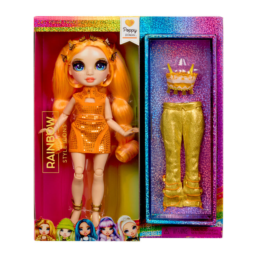 Rainbow High Style Icons Fashion Dolls Poppy doll