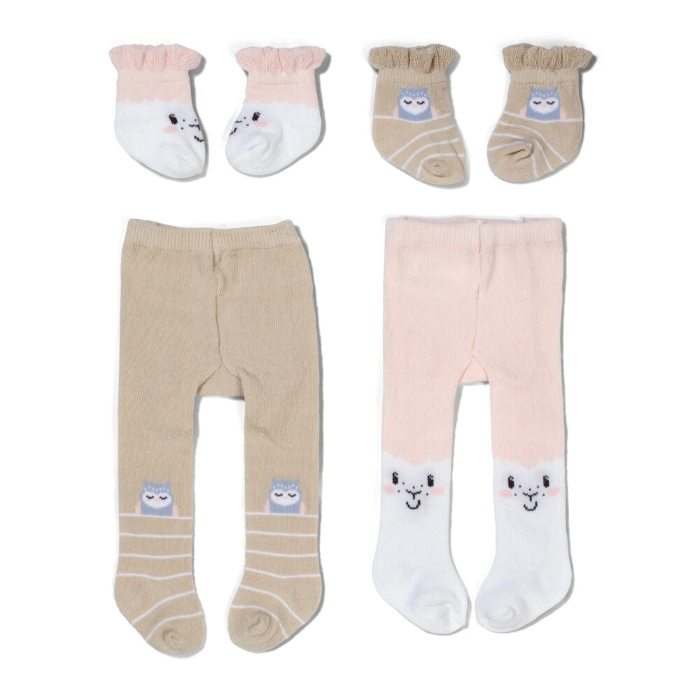 Baby Born Pack of 2 pairs of tights and socks
