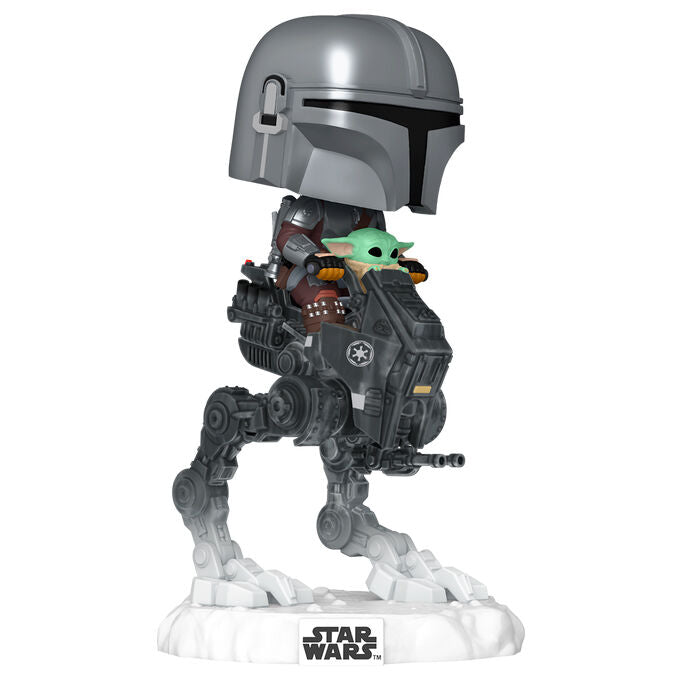 Funko Pop! Star Wars Mandalorian & Grogu - Figura da Collezione Vinyl Nerdscape
