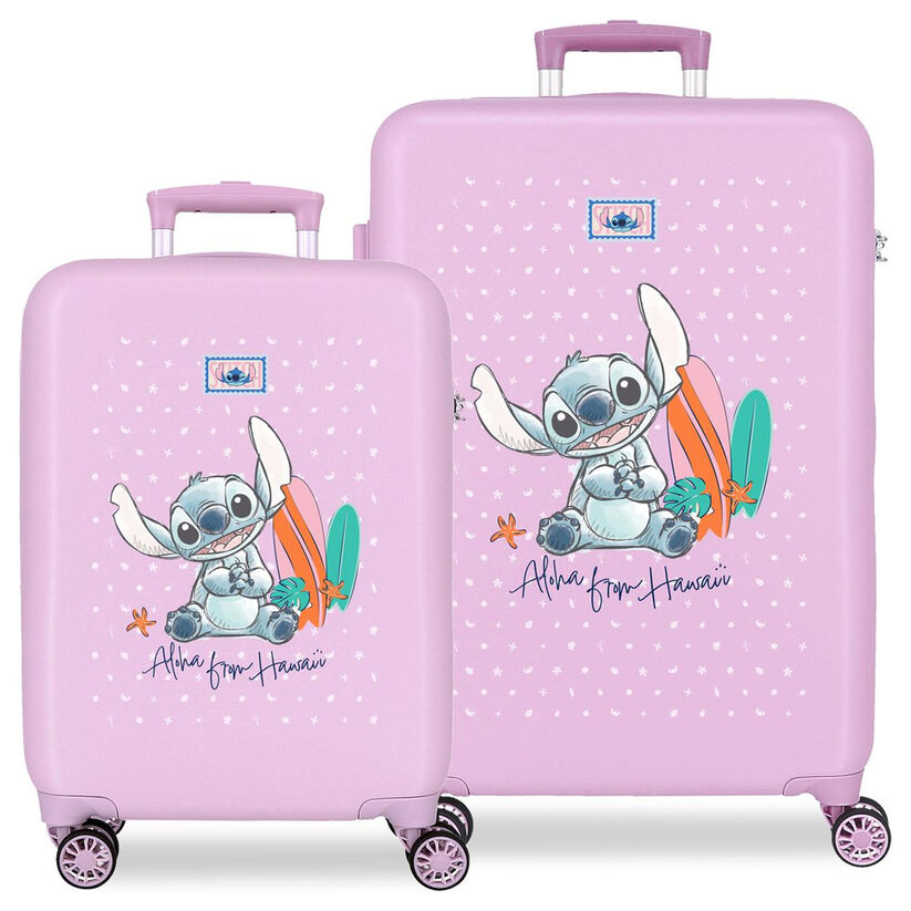 Disney Stitch From Hawai ABS 2-piece trolley suitcase set 55/65cm