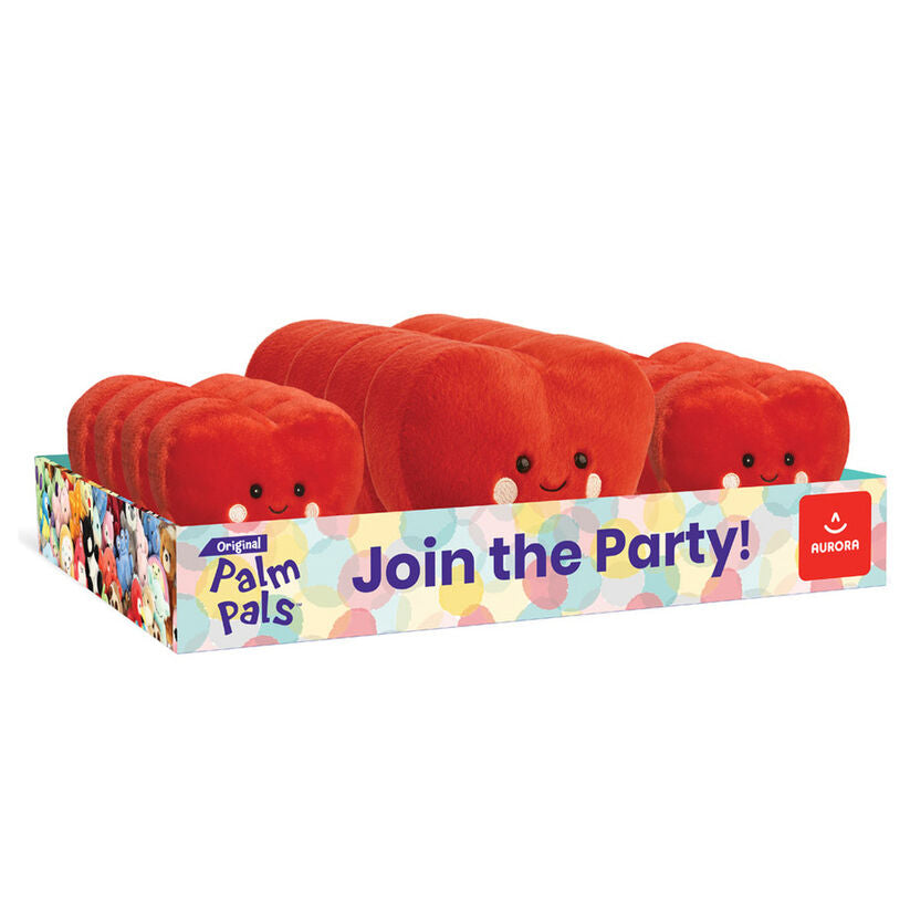 Palm Pals Heart 12-pk plush toy 13-20cm - Nerdscape