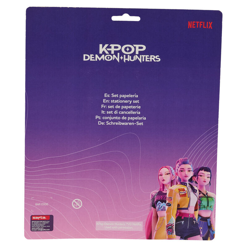 Kpop Demon Hunters Stationery writing set