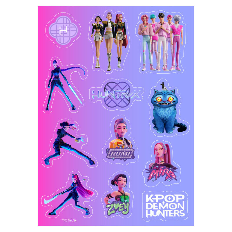 Kpop Demon Hunters Stationery assorted sticker set