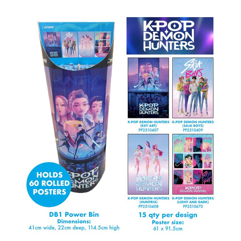 KPop Demon Hunters assorted poster