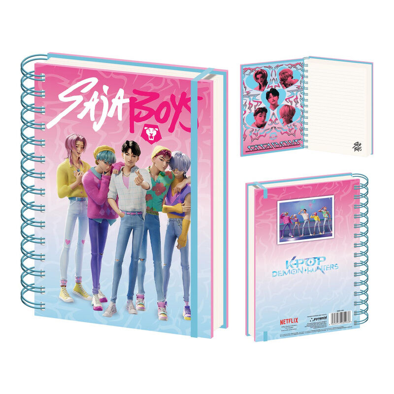 KPop Demon Hunters Derpy Saja Boys A5 notebook