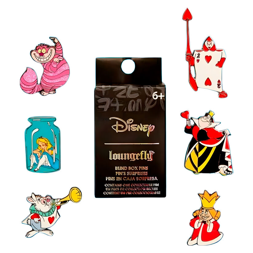 Loungefly Disney Alice In Wonderland Blind Box Enamel Pin Bustina Sorpresa - Nerdscape