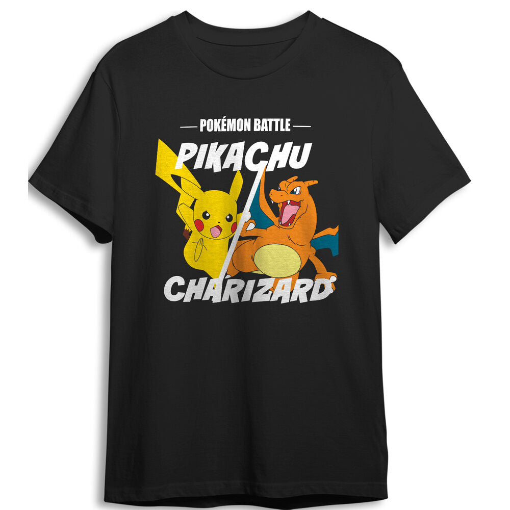 Pokemon Pikachu vs Charizard child t-shirt Nerdscape