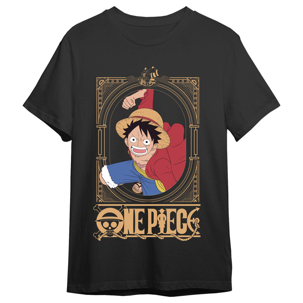 One Piece Monkey D. Luffy Attack adult t-shirt