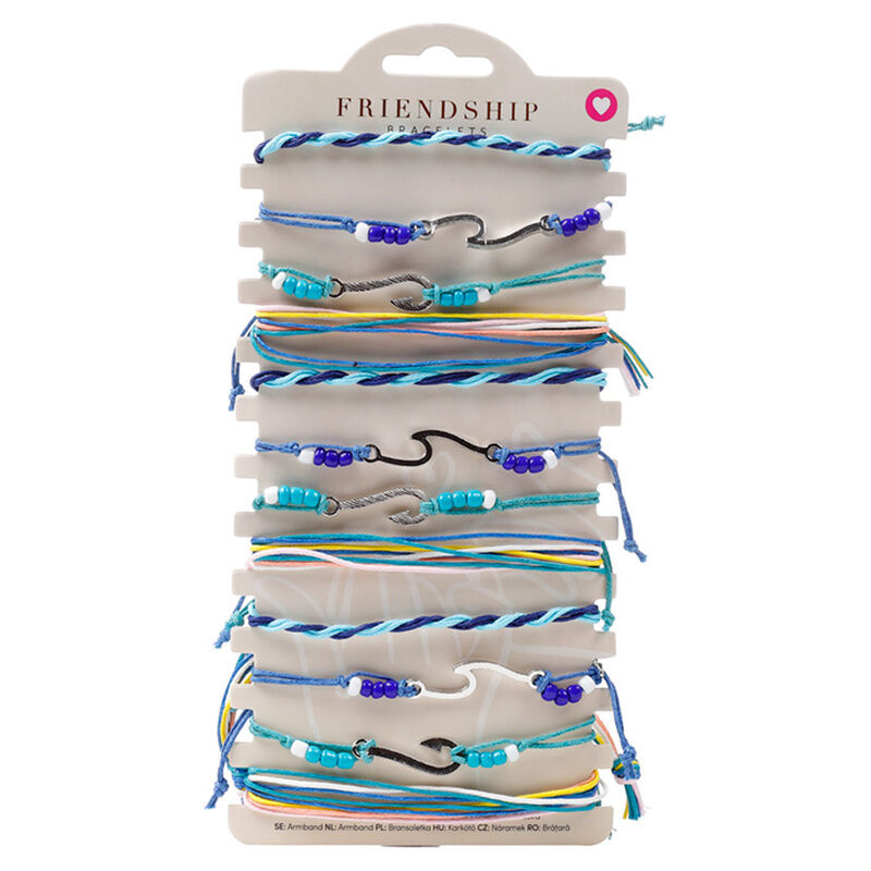 Boho blue waves assorted bracelet Nerdscape