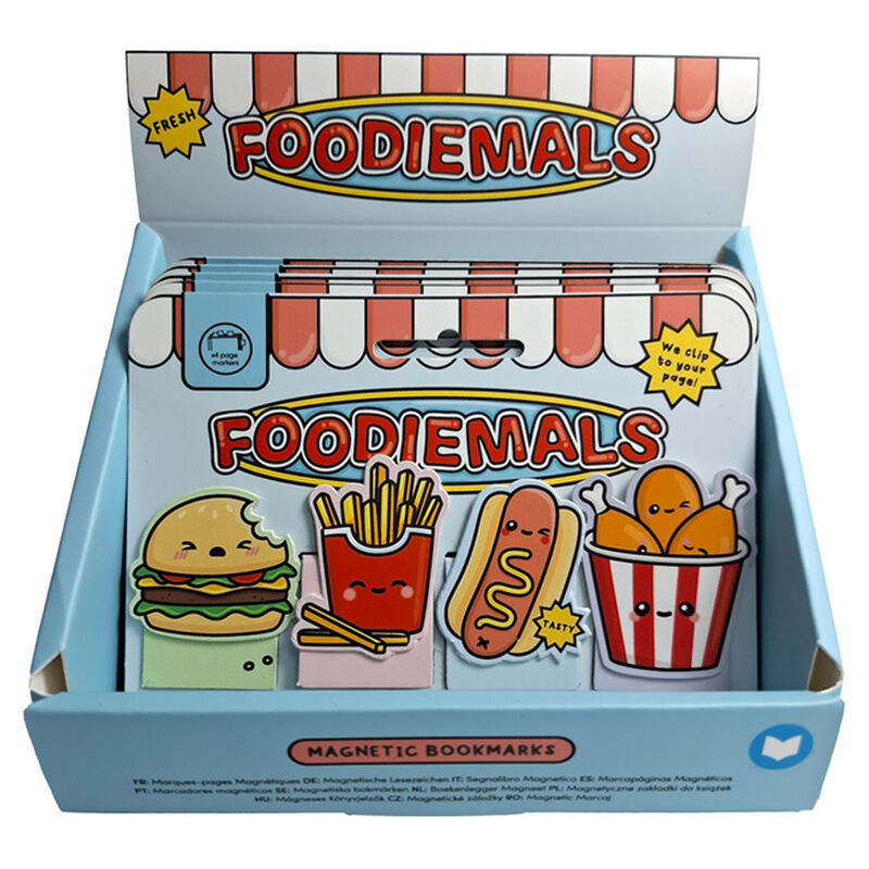 Foodiemals Fast Food bookmarks set