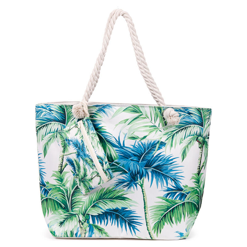 Palm trees beach bag