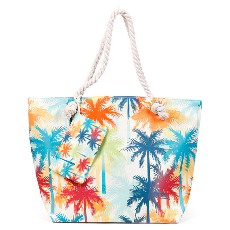 Palm trees beach bag