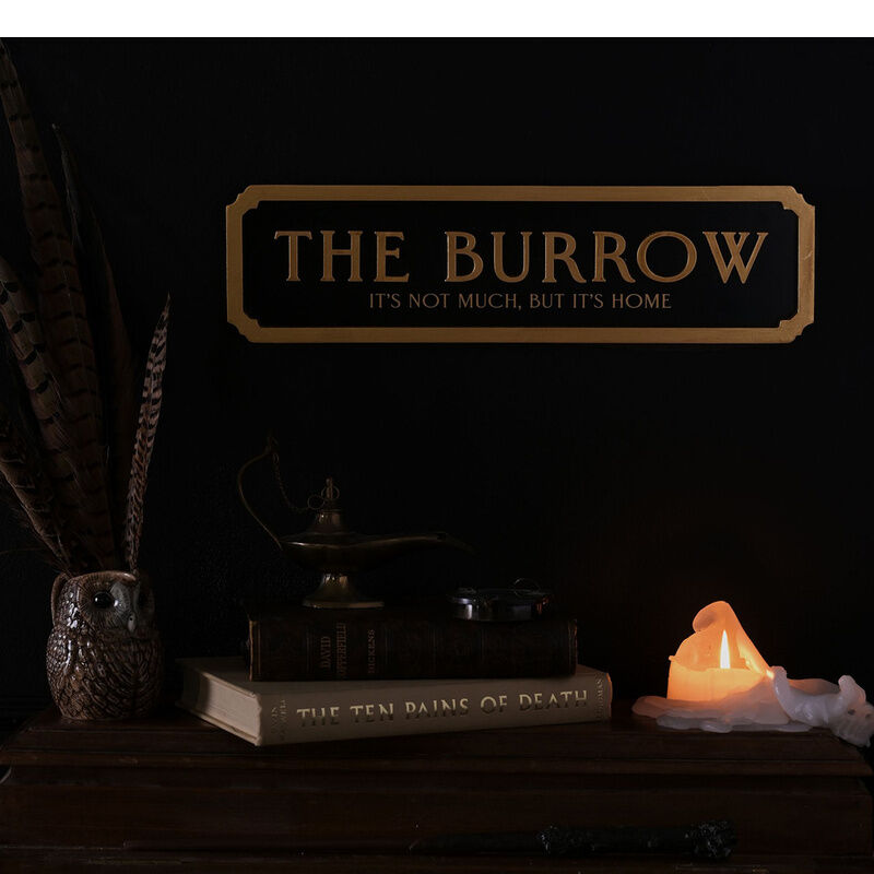 Harry Potter The Burrow sign Nerdscape