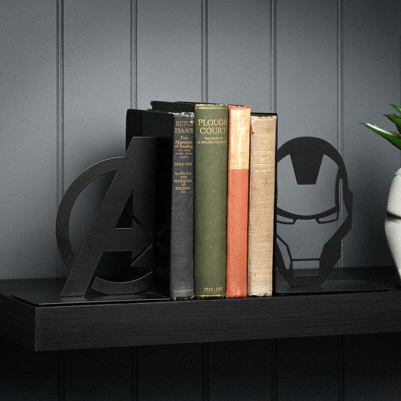 Marven Avengers Iron Man metal bookends