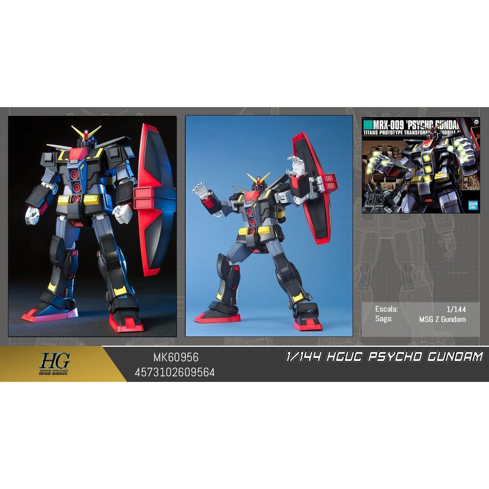 Mobile Suit undam Psycho HGUC 1/144 model kit figure