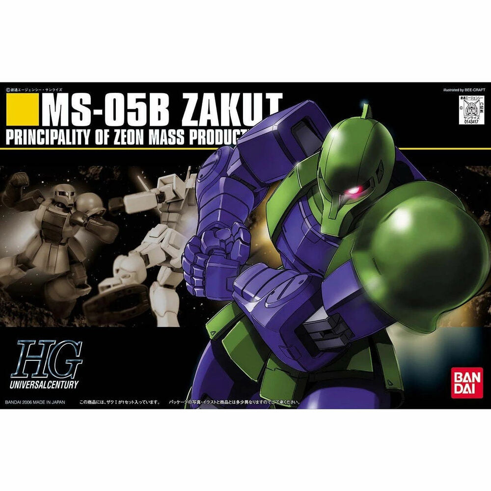 Mobile Suit Gundam 1/144 MS-05B Zaku I model kit figure