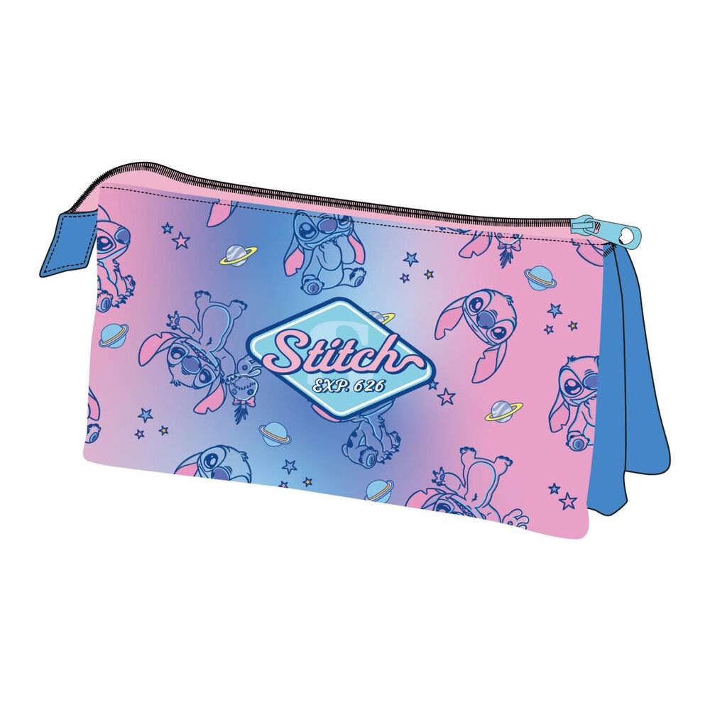 Disney Stitch triple pencil case