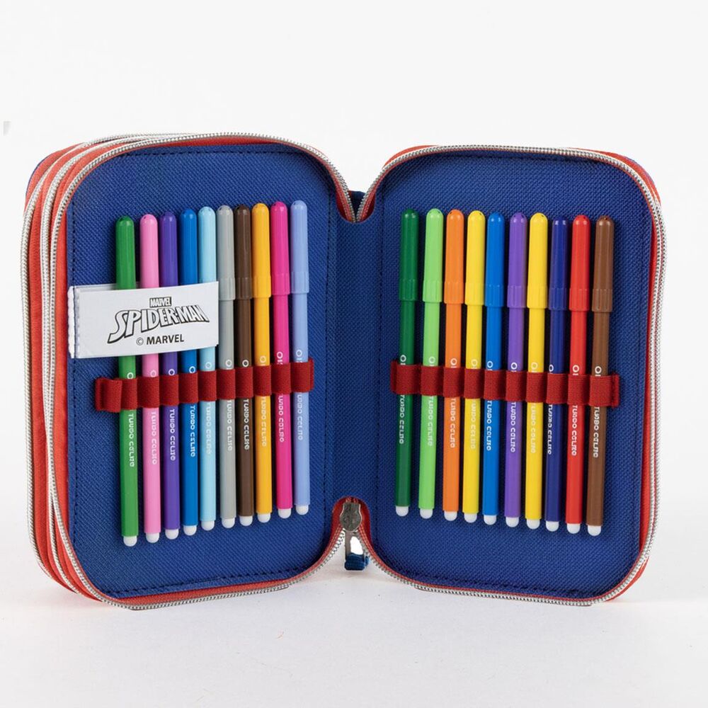 Marvel Spiderman triple pencil case
