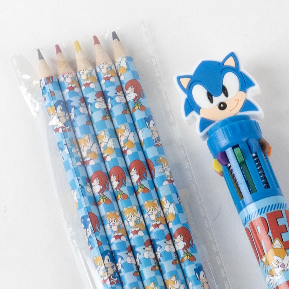 Sonic the Hedgehog Stationery set