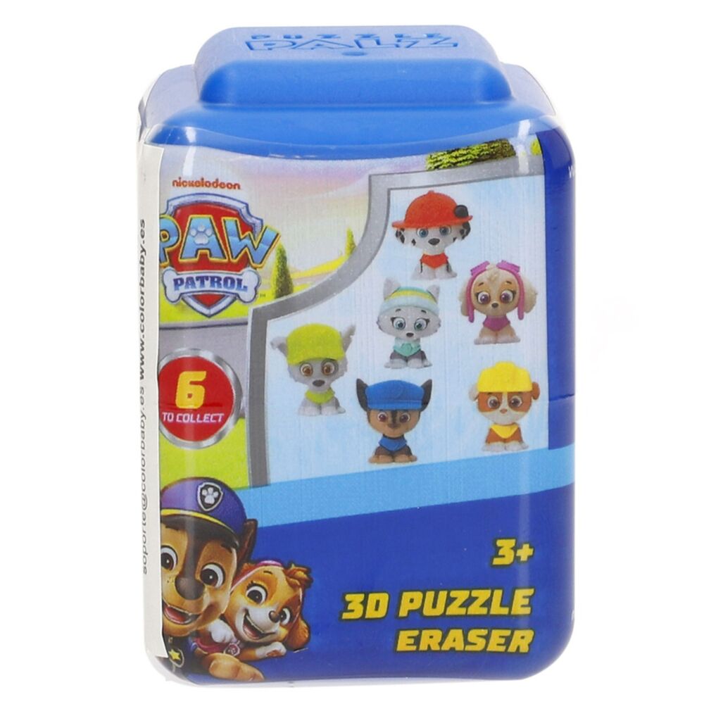 Paw Patrol Puzzle 3D Eraser Palz Capsule - Nerdscape Bustina Sorpresa