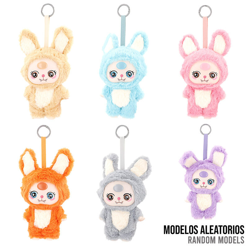 Baozao Kawaii Bunny Suit assorted plush toy keychain 20cm