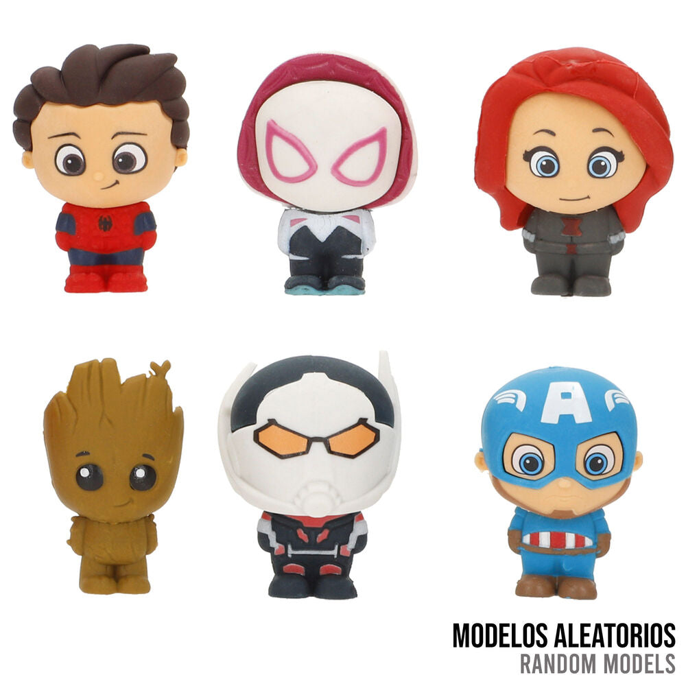 Marvel assorted Puzzle 3D Eraser Palz Capsule