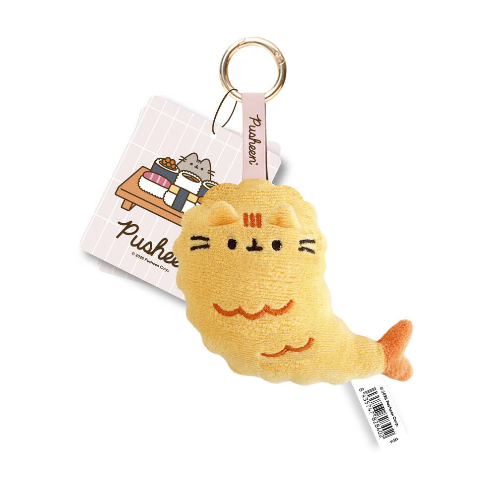 Pusheen Sushi Roll plush keychain