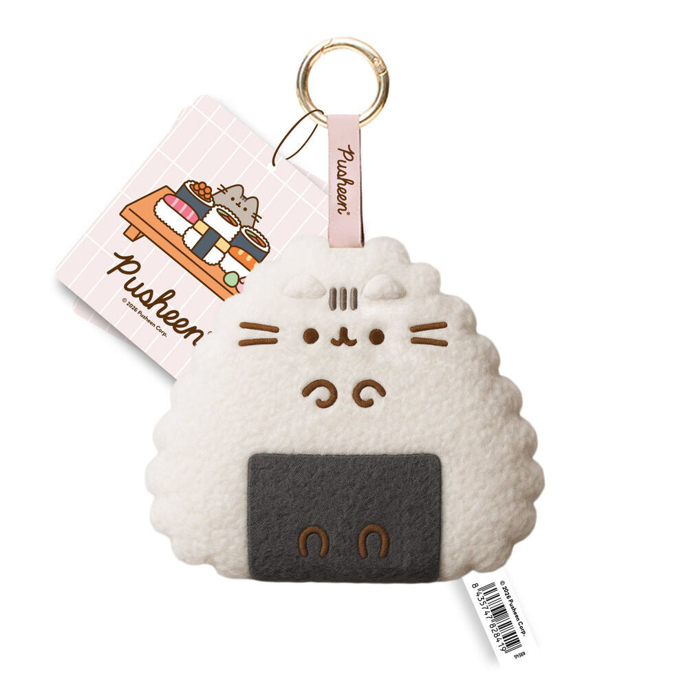 Pusheen Sushi Roll plush keychain