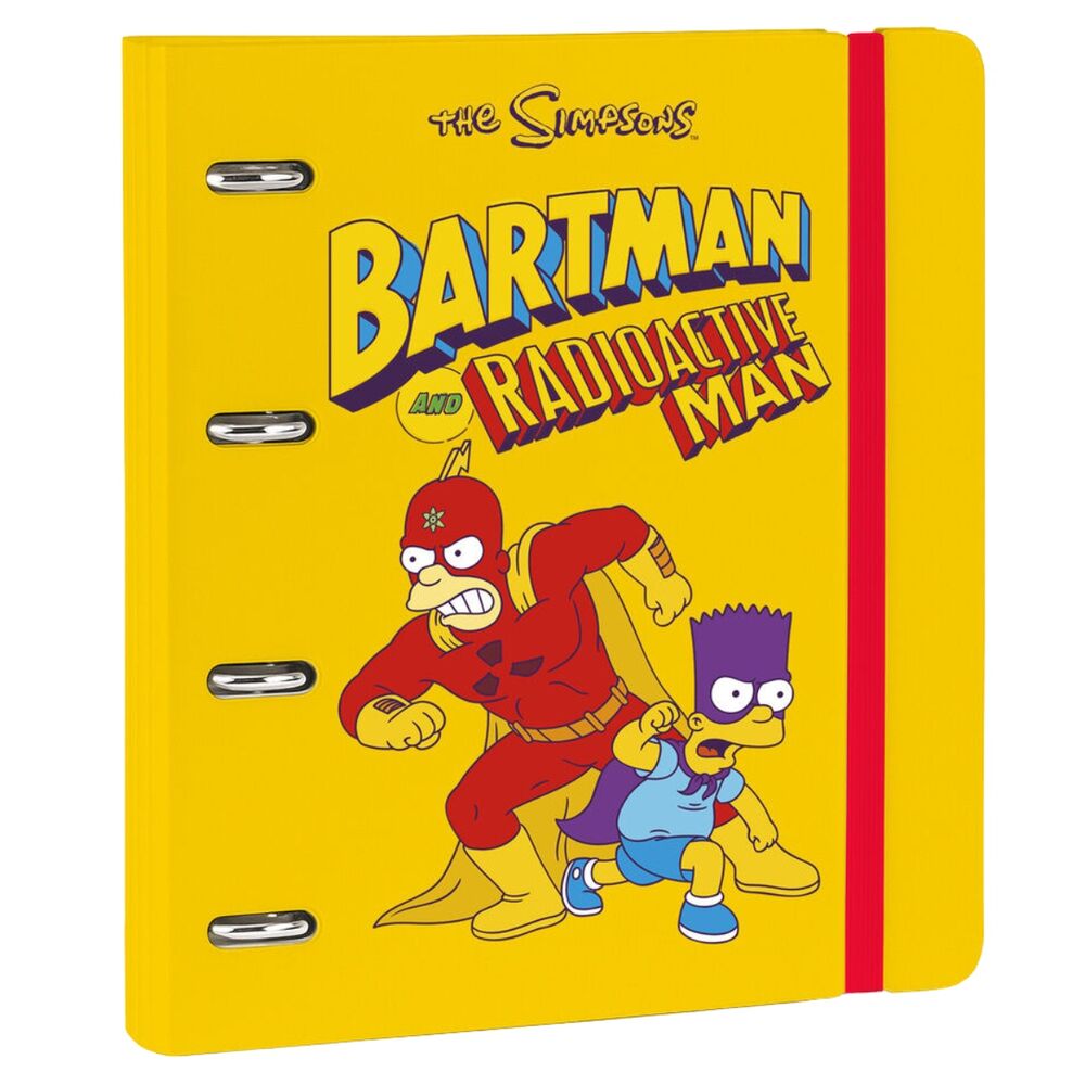 The Simpsons 4 ring folder