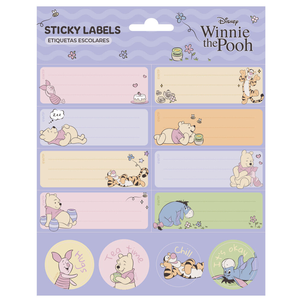 Disney Winnie the Pooh adhesive labels