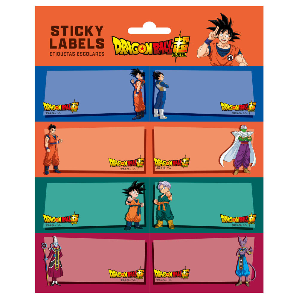 Dragon Ball adhesive labels