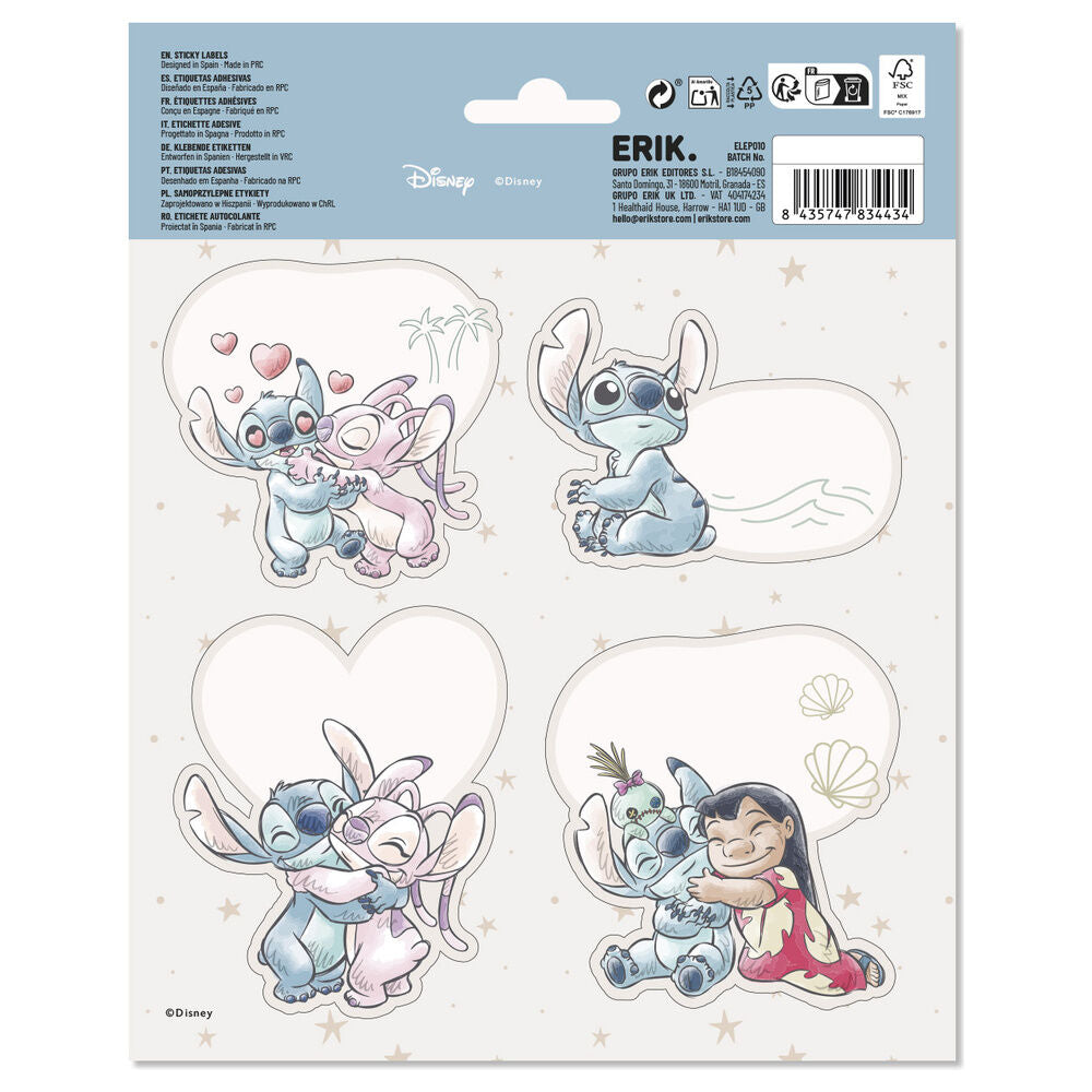 Disney Stitch premium adhesive labels