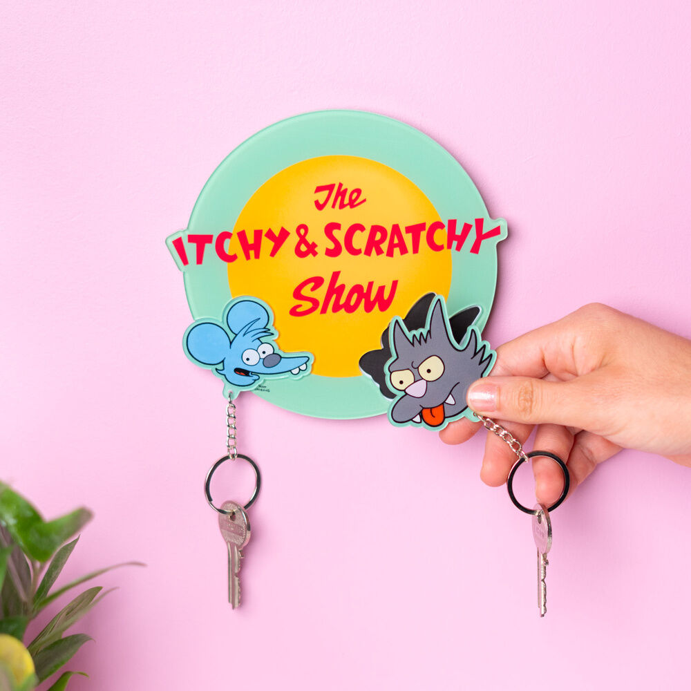 The Simpsons key hanger with keyring