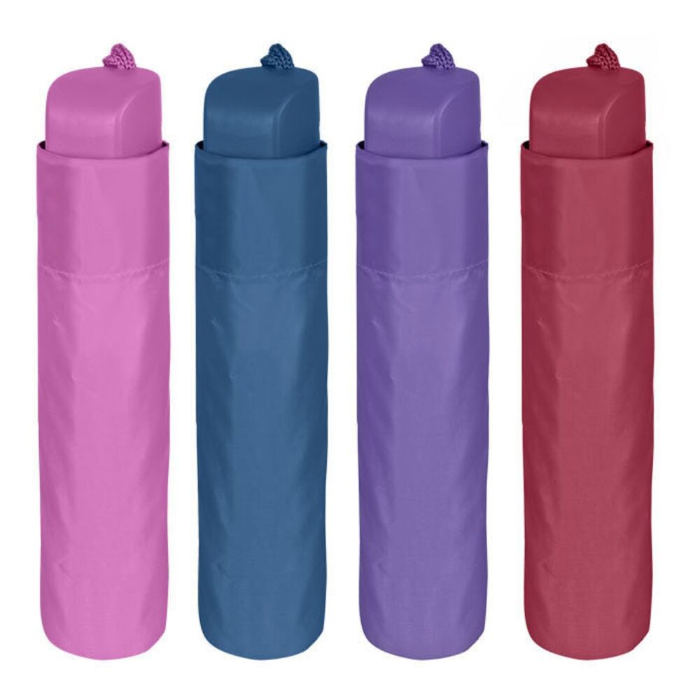 Manual Folding Plain Colour Umbrella 54cm - Nerdscape
