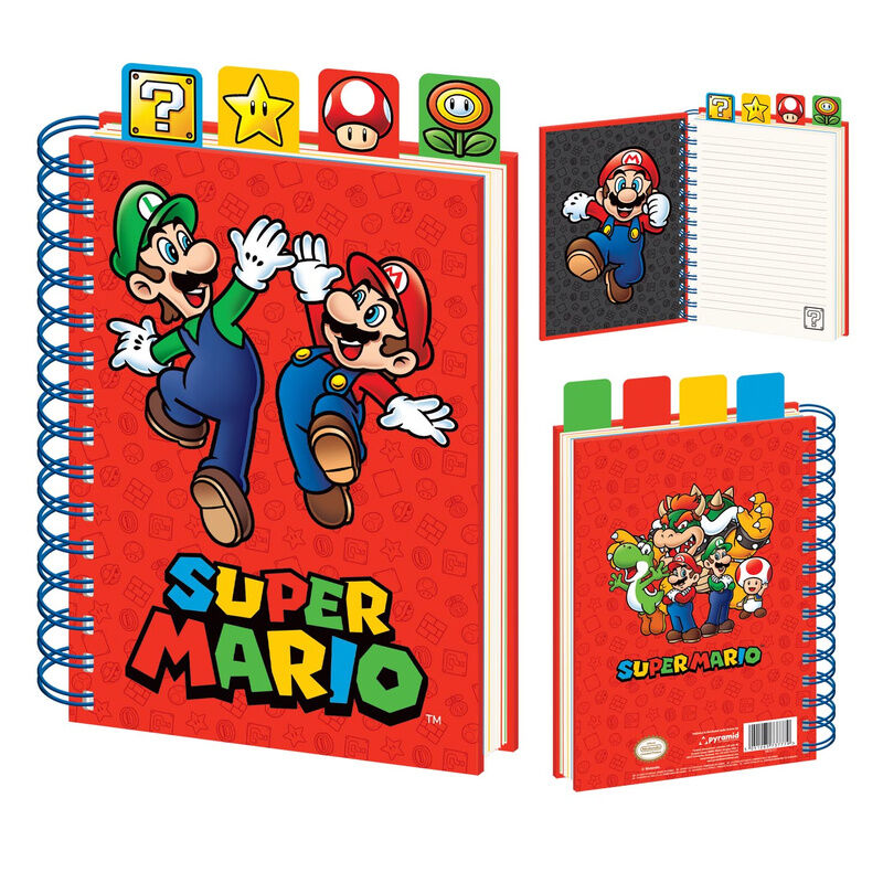 Super Mario A5 notebook
