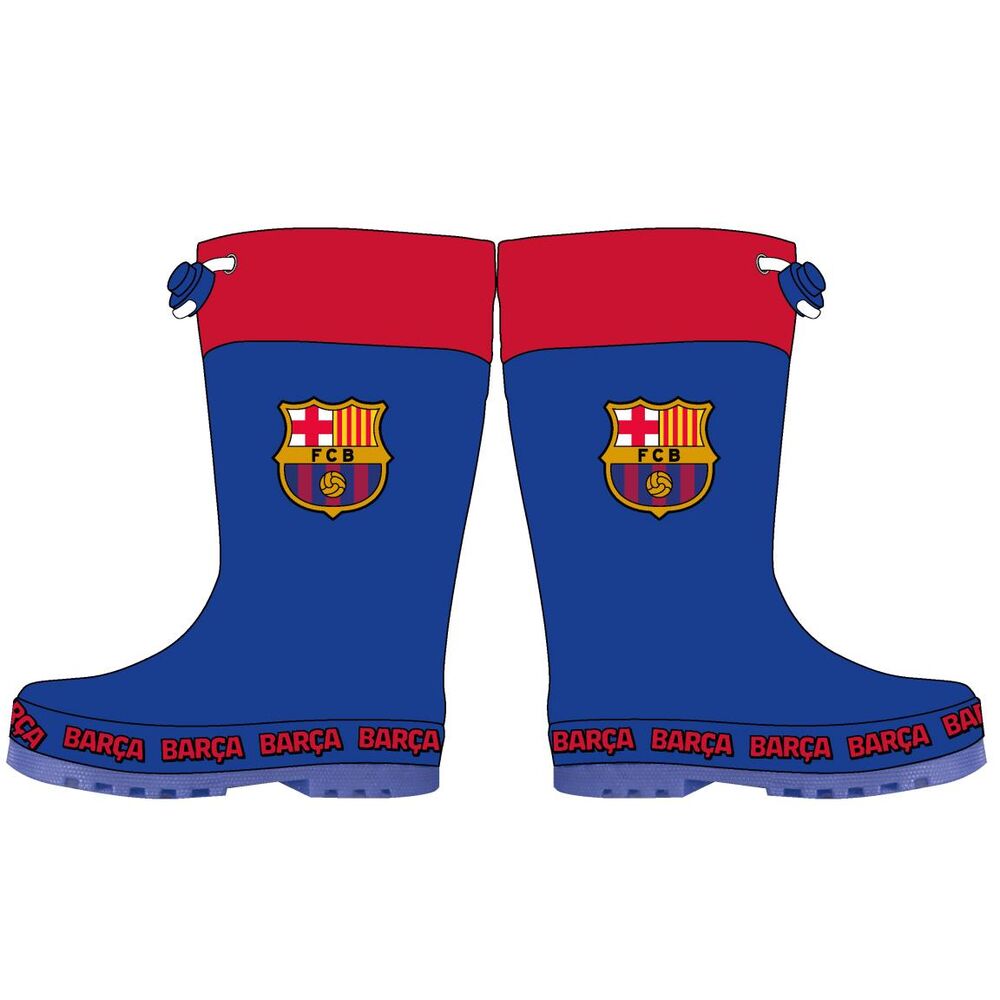 F.C. Barcelona rubber rainboots