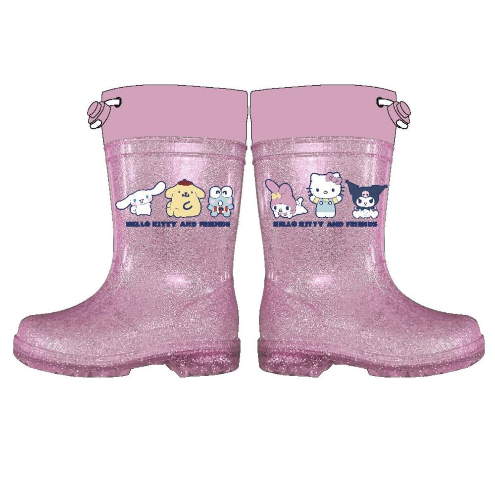 Hello Kitty and Friends rubber rainboots