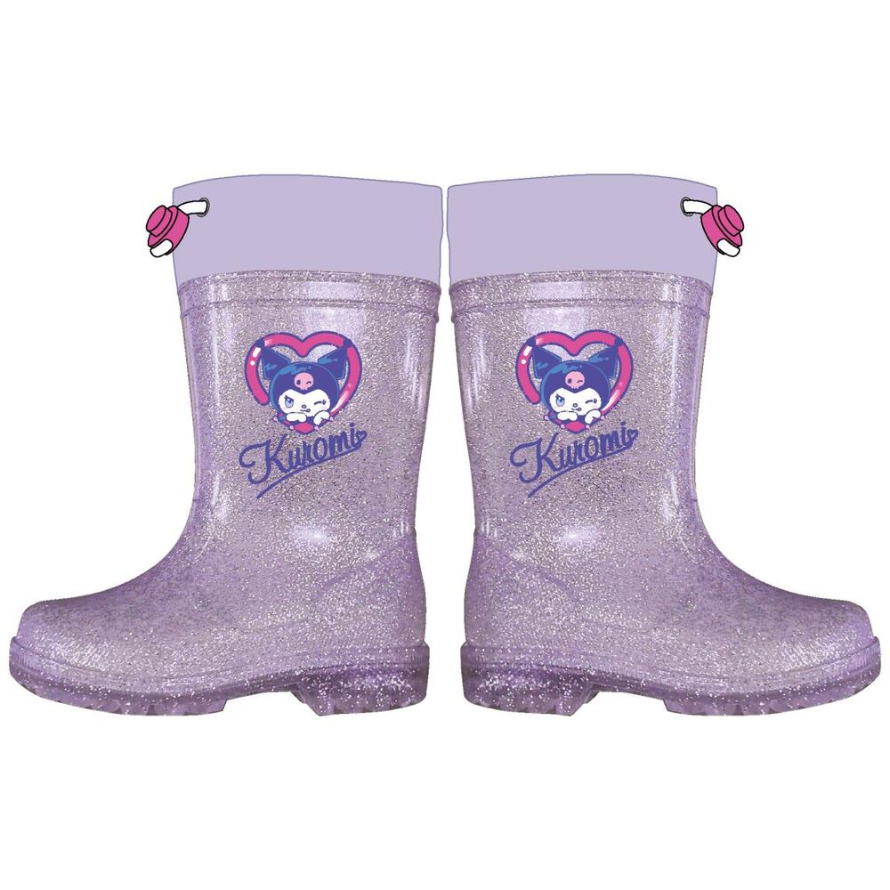 Hello Kitty Kuromi rubber rainboots