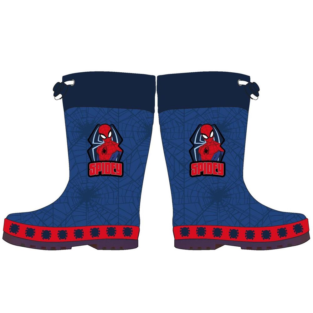 Marvel Spiderman rubber rainboots