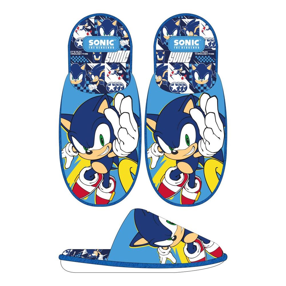 Sonic the Hedgehog slippers