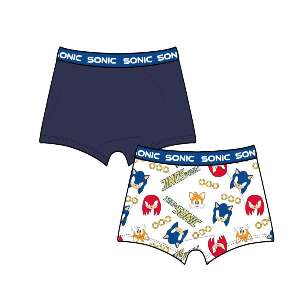 Sonic the Hedgehog assorted 2 boxer set