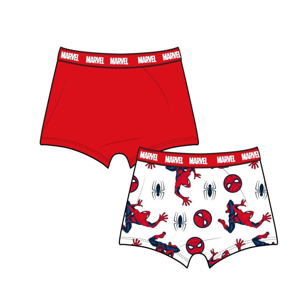 Marvel Spiderman assorted 2 boxer set