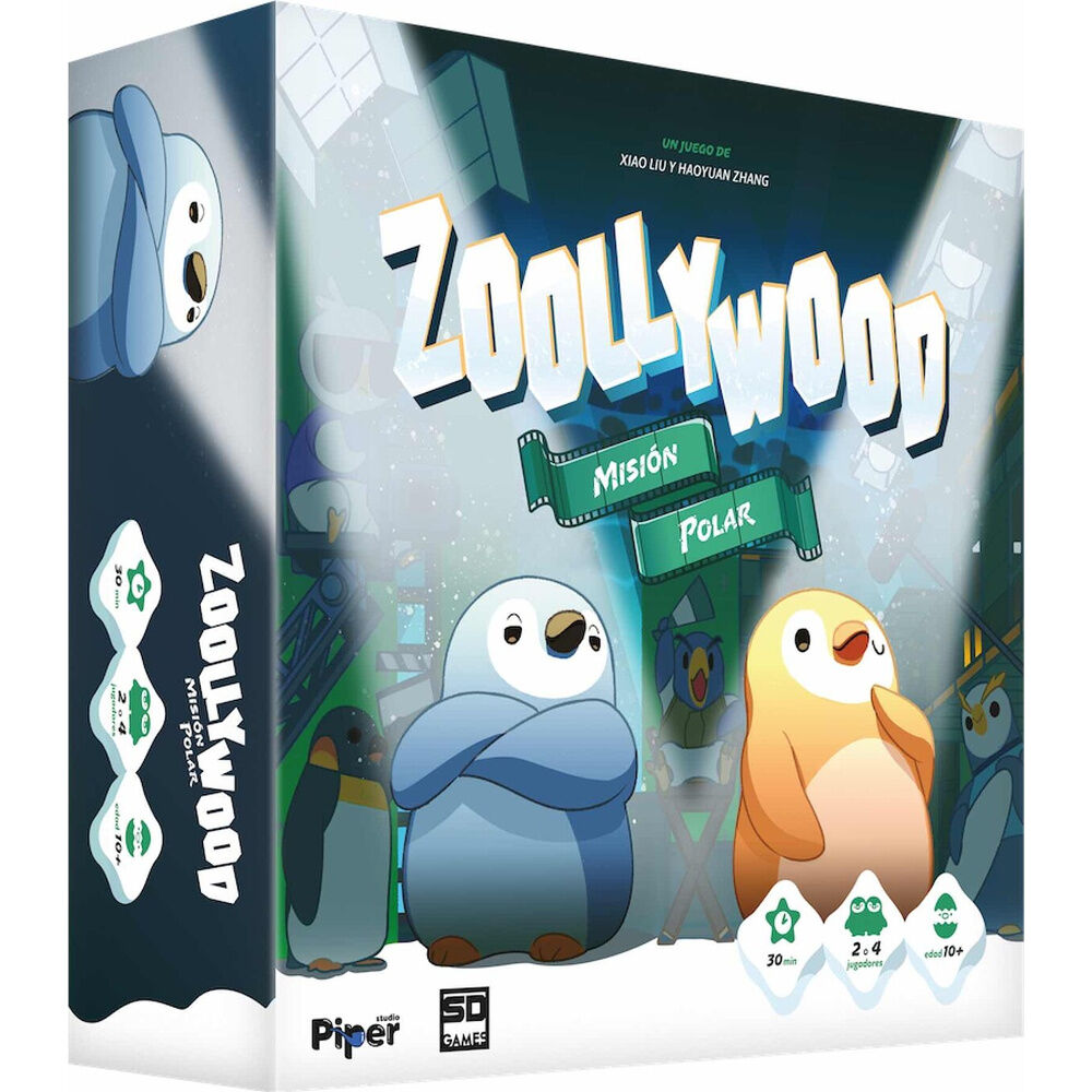 Spanish Zoolywood board game